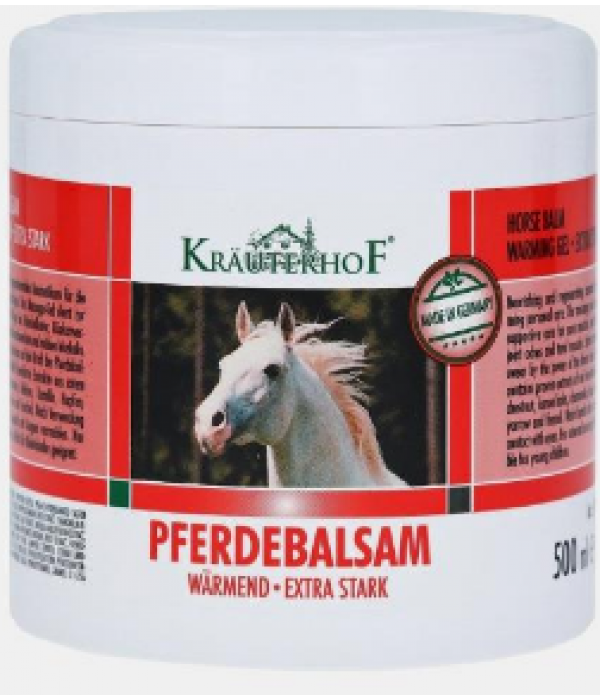 Balsamo do cavalo- Pferde balsam efeito quente- 500 ml - Krauterhof